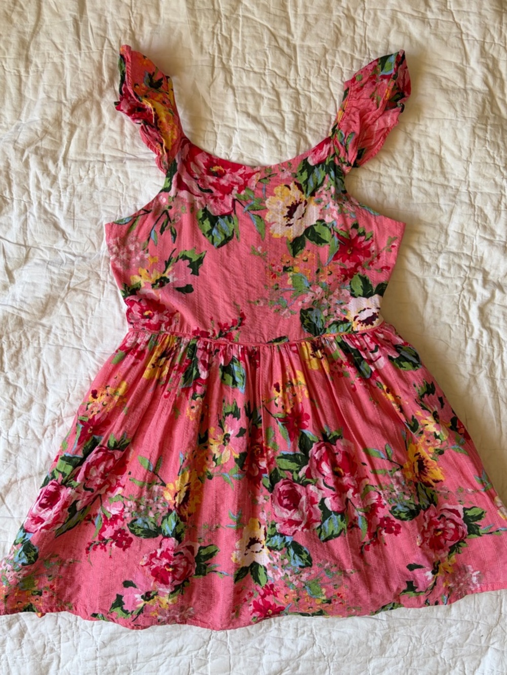 Zunie Pink Floral Sundress for Girls
